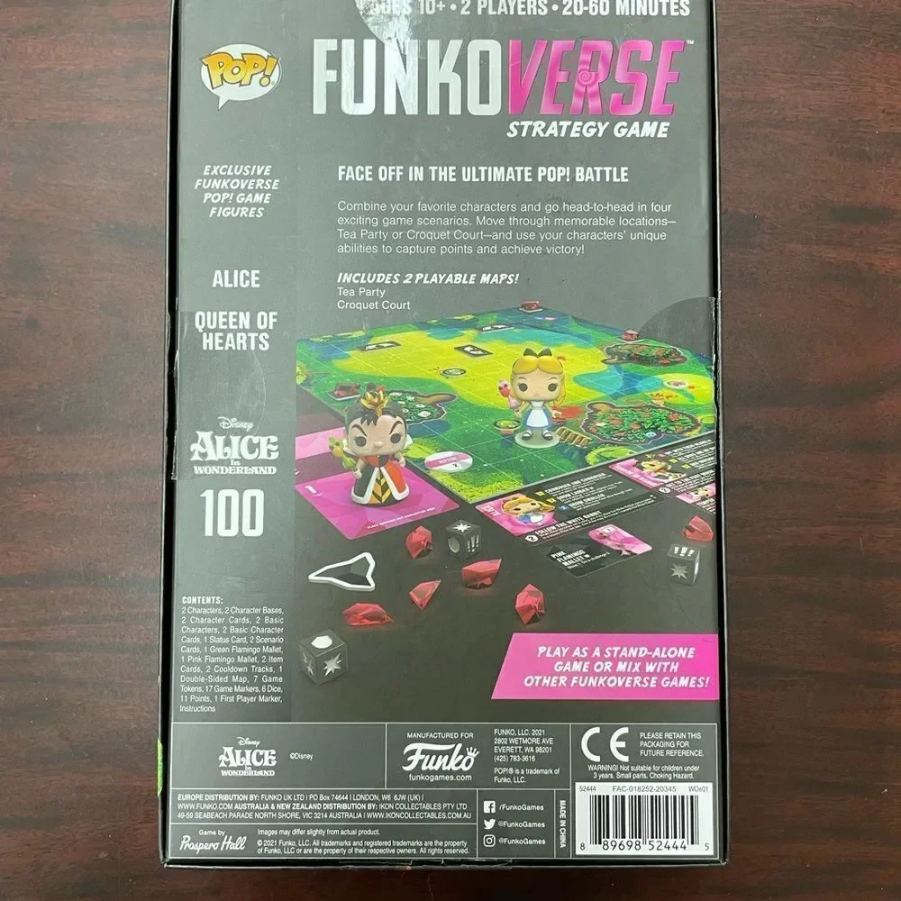 FunkoVerse Strategy Game- Alice in Wonderland Edition